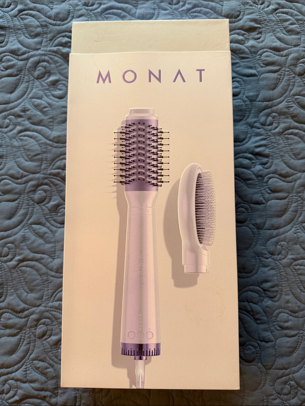 MONAT Pink Hot Air Styling Brush - Smooth & Volumize
